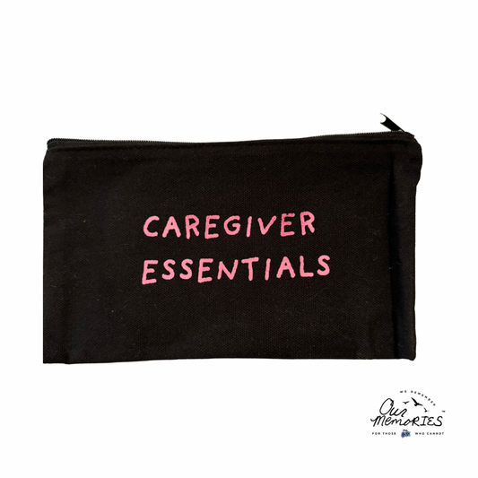 Black Caregiver Essentials Pouch