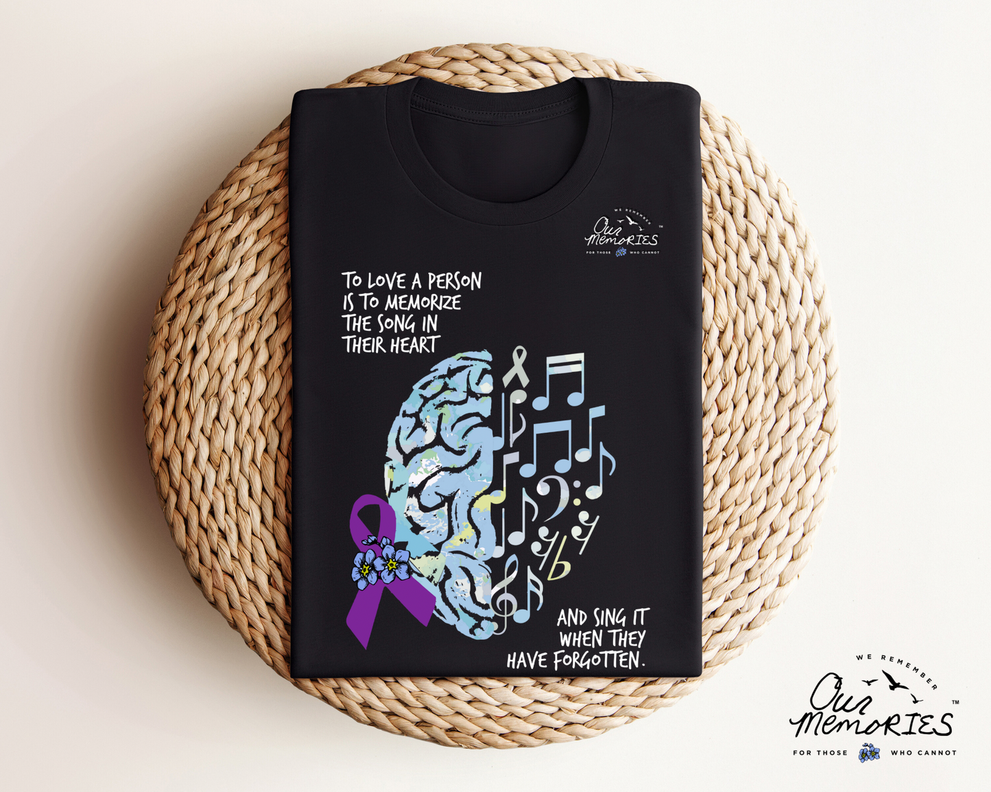 Memories in Music Awareness T-shirt