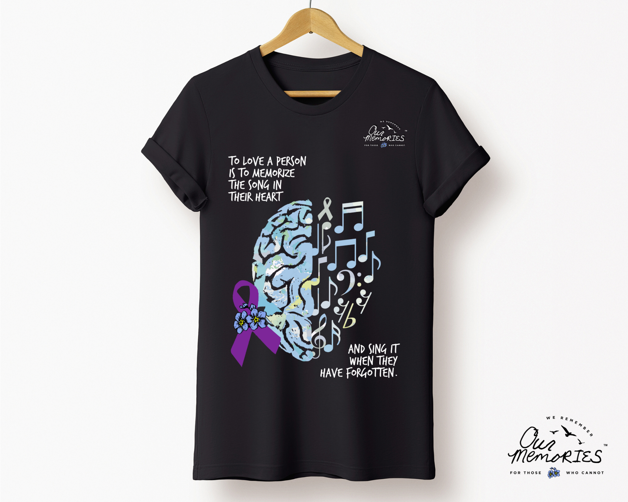 Memories in Music Awareness T-shirt